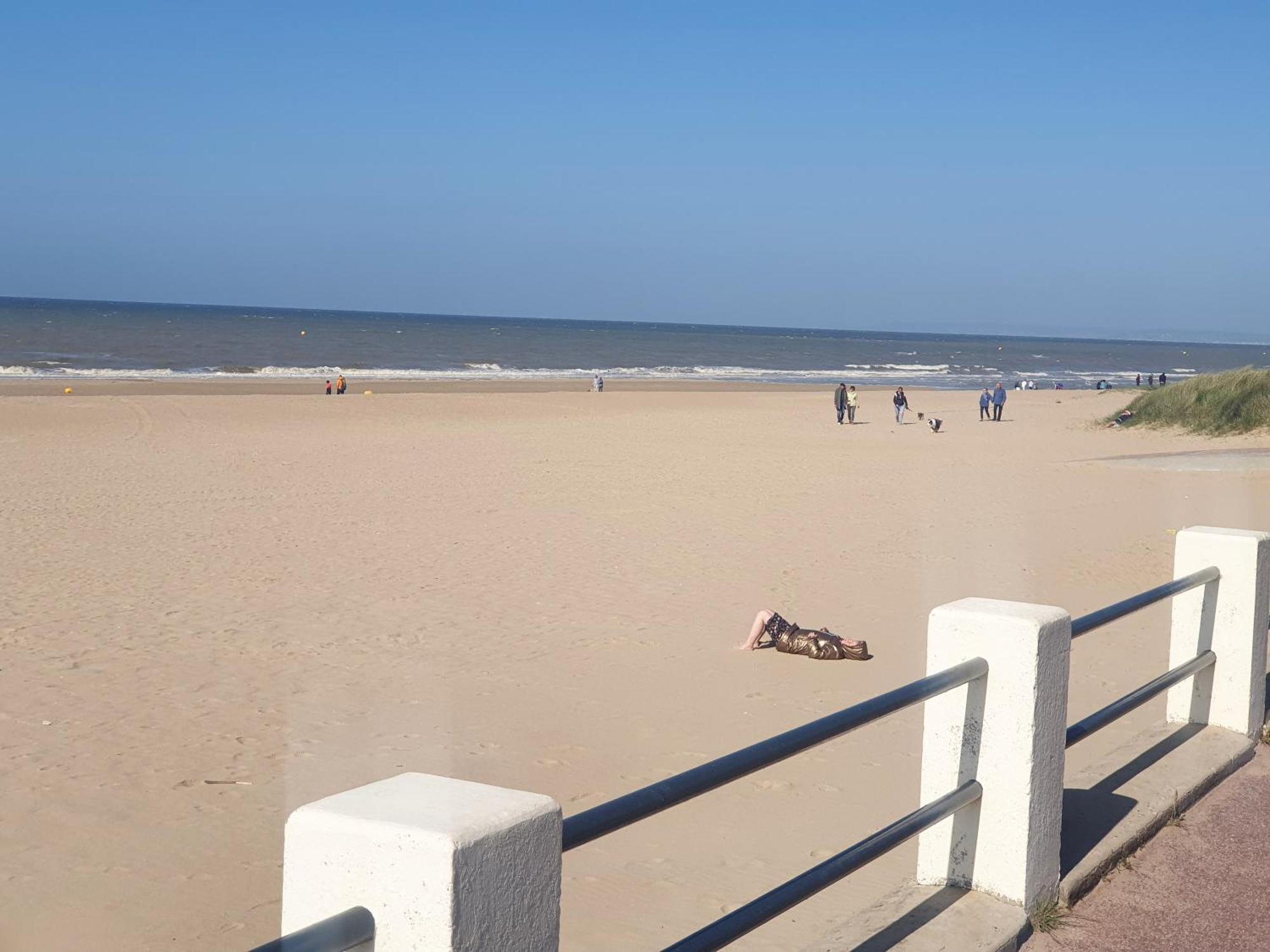 Studio Front De Mer Merville-Franceville-Plage Esterno foto
